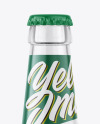 Clear Glass Ale Bottle Mockup