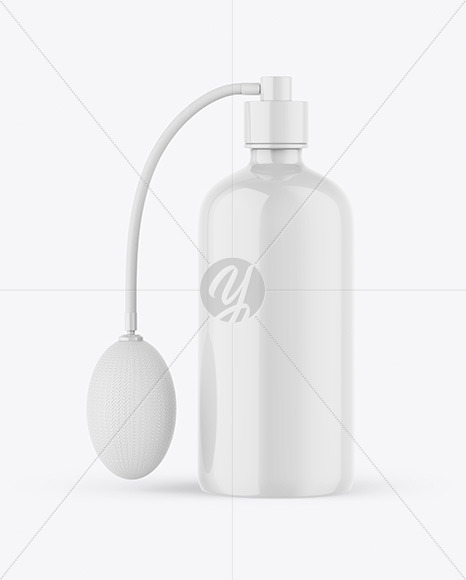 Glossy Perfume Bottle Mockup