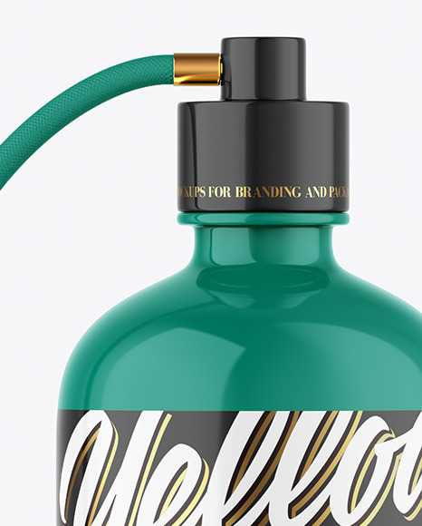 Glossy Perfume Bottle Mockup