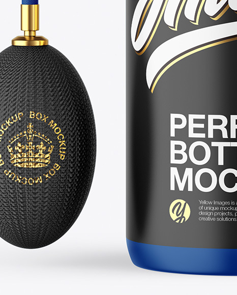 Matte Perfume Bottle Mockup