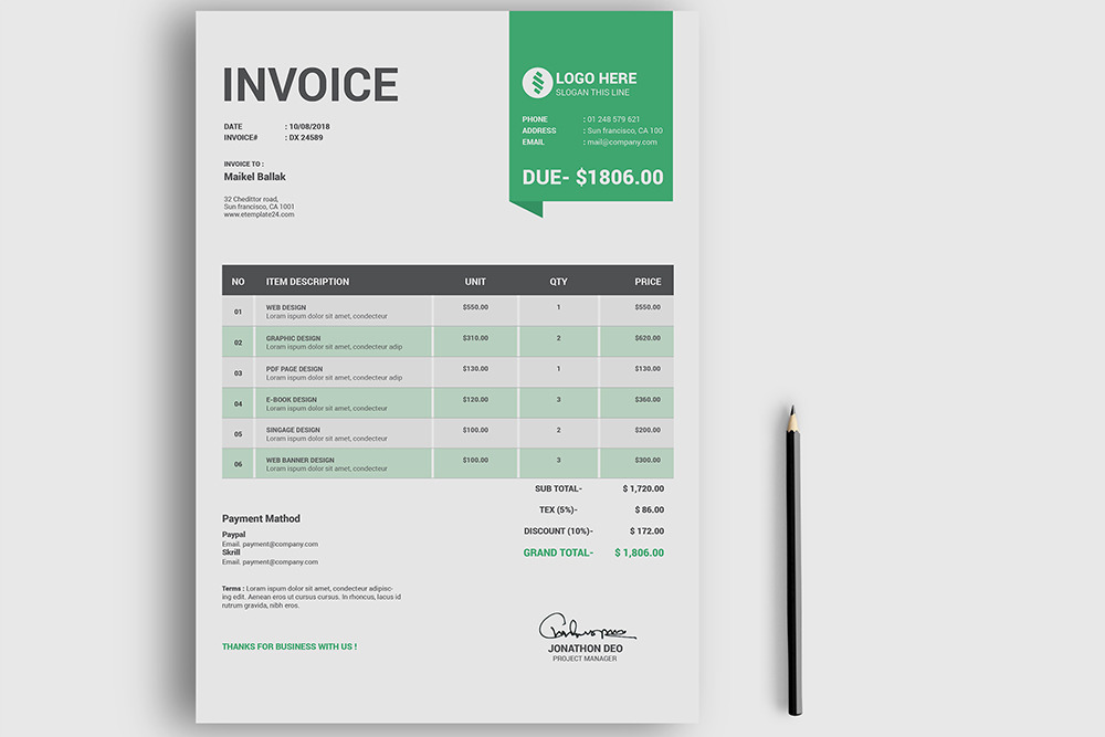 Invoice Invoice