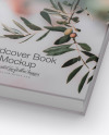 Hardcover Book w/ Glossy Cover Mockup