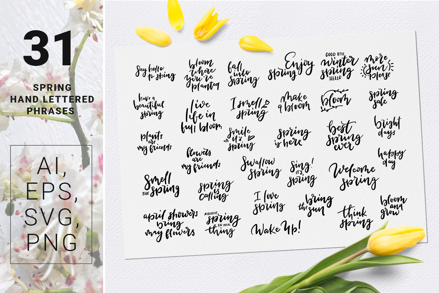 Bright Days - spring design kit