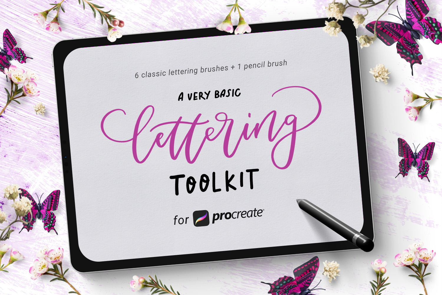 Basic Lettering Toolkit for Procreate Basic Lettering Toolkit for Procreate