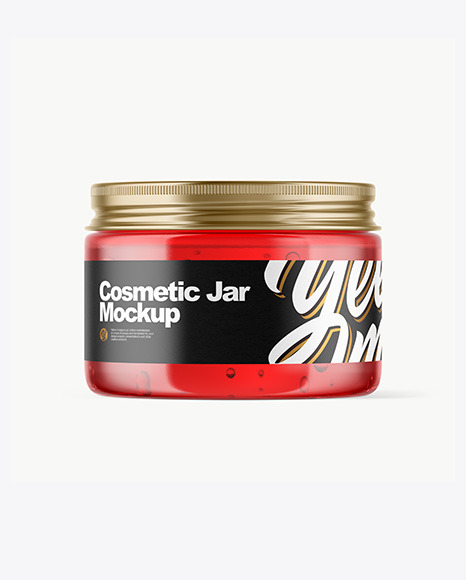 Cosmetic Jar Mockup