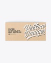 Kraft Paper Chocolate Bar Mockup