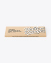 Kraft Paper Chocolate Bar Mockup