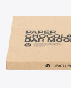 Kraft Paper Chocolate Bar Mockup