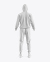 Men's Sport Suit Mockup - Back View