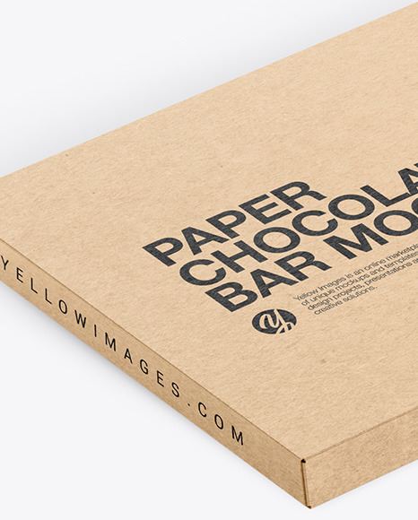 Kraft Paper Chocolate Bar Mockup