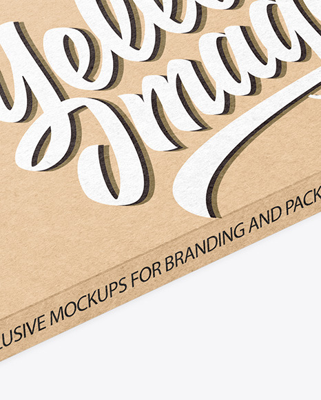 Kraft Paper Chocolate Bar Mockup