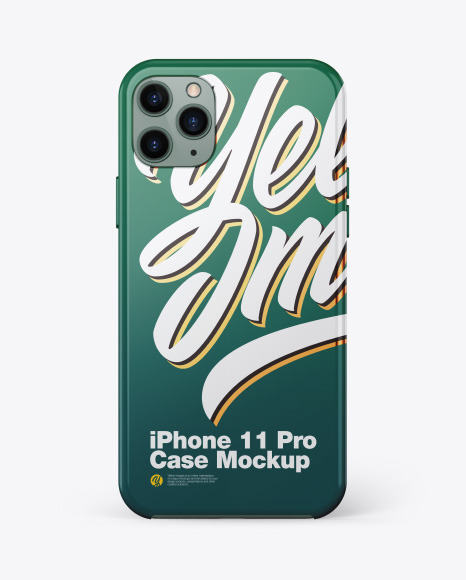 IPhone 11 Pro Glossy Case Mockup