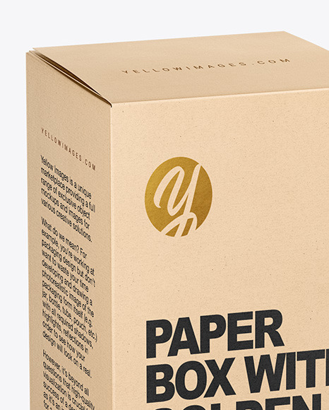 Kraft Paper Box Mockup