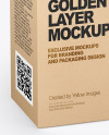 Kraft Paper Box Mockup