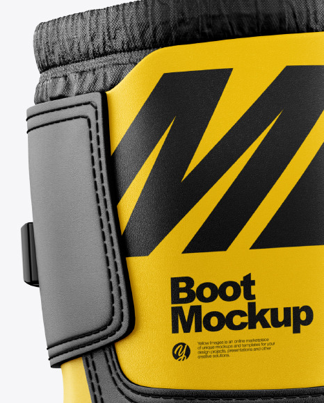 Motocross Boot Mockup