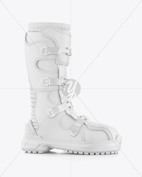 Motocross Boot Mockup