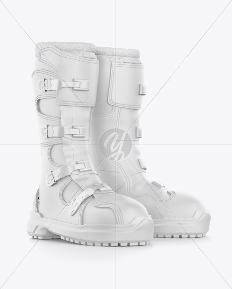 Motocross Boots Mockup