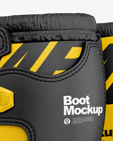 Motocross Boots Mockup