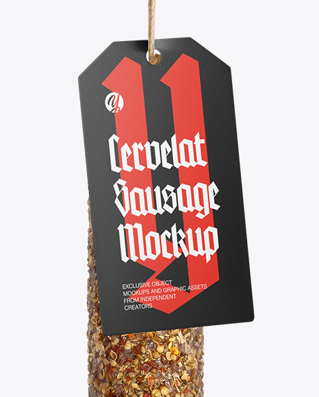 Small Cervelat Sausage Mockup Small Cervelat Sausage Mockup