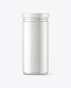 Clear Glass Jar with Coconut Oil Mockup