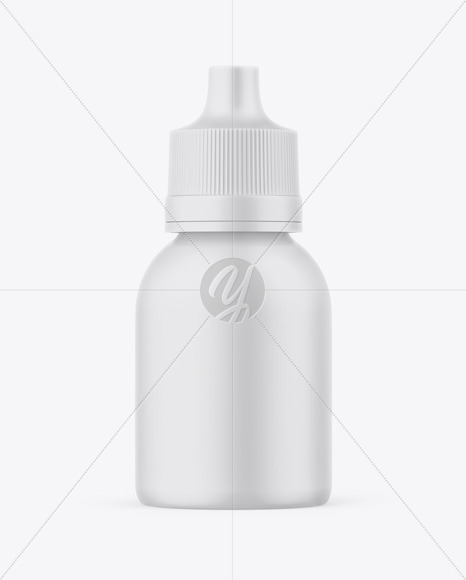 Matte Bottle With Dropper Mockup