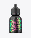 Glossy Bottle With Dropper Mockup