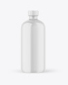 Glossy Bottle Mockup