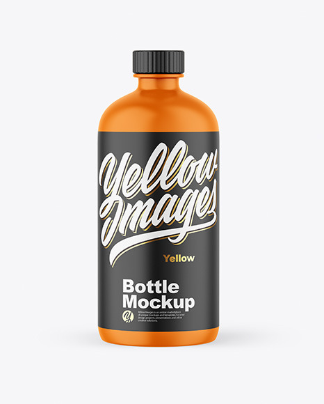 Matte Bottle Mockup