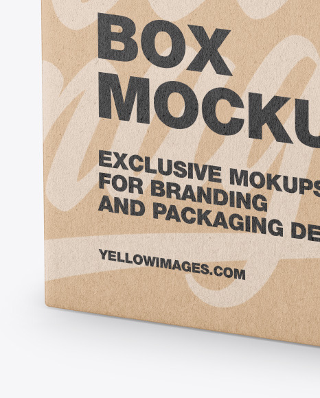 Kraft Box Mockup