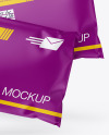 Two Matte Mailing Bags Mockup - Front View