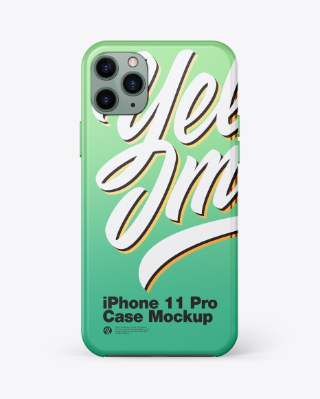 IPhone 11 Pro Matte Case Mockup