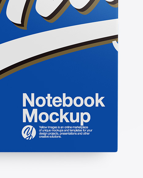 Glossy Notebook Mockup