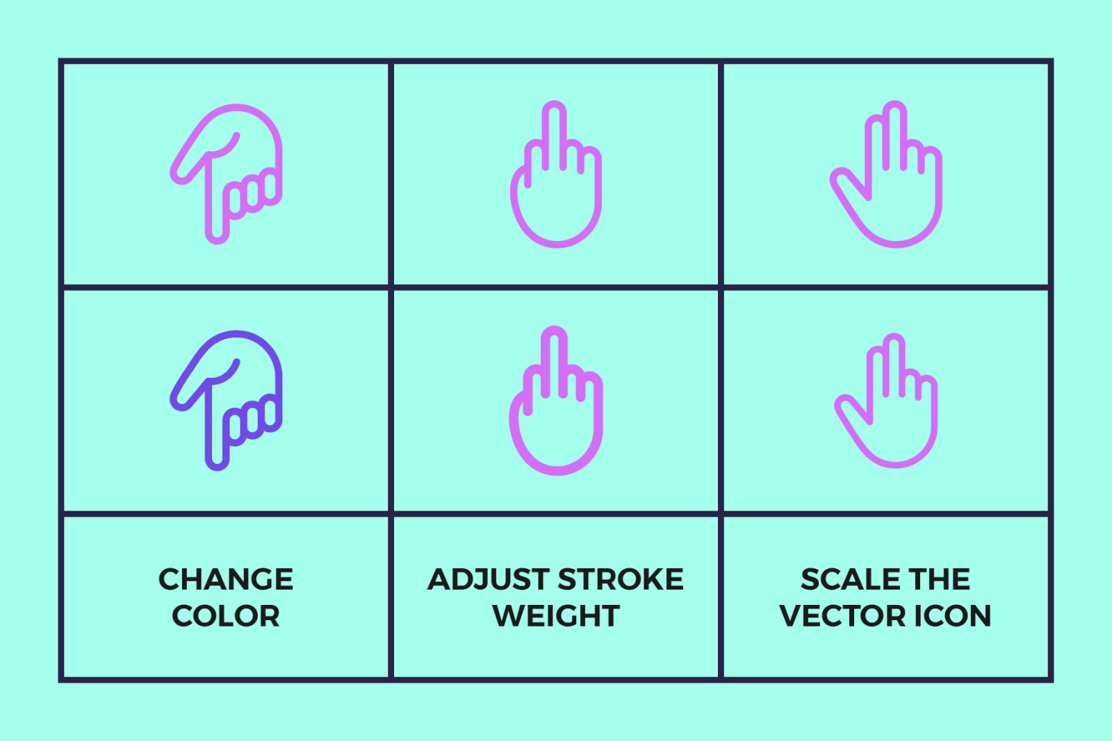 Hand Gestures Icon Pack Hand Gestures Icon Pack