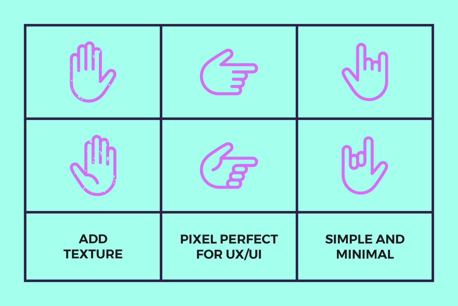 Hand Gestures Icon Pack