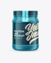 Matte Protein Jar Mockup Matte Protein Jar Mockup