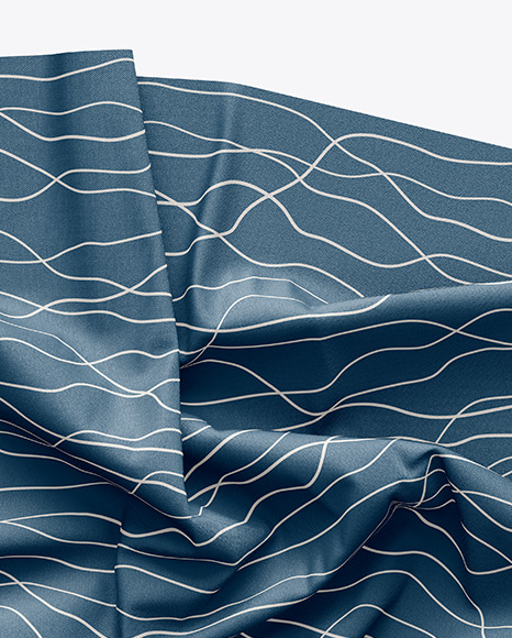 Crumpled Fabric Mockup