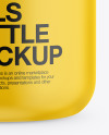 Matte Plastic Pills Bottle Mockup