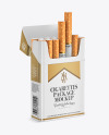 Paper Cigarette Pack Mockup