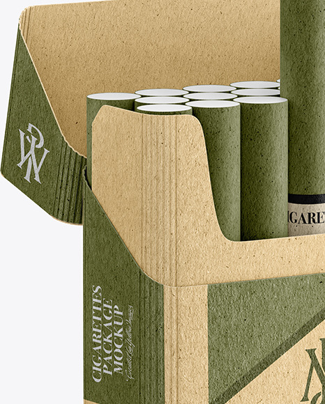 Kraft Cigarette Pack Mockup