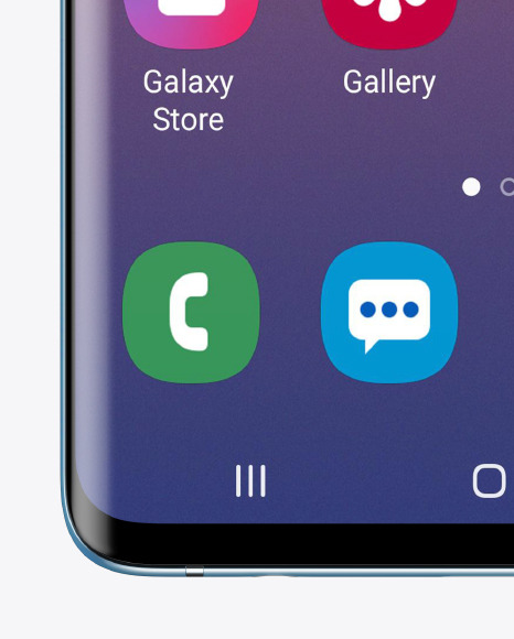 Nacre Samsung Galaxy S10 Mockup