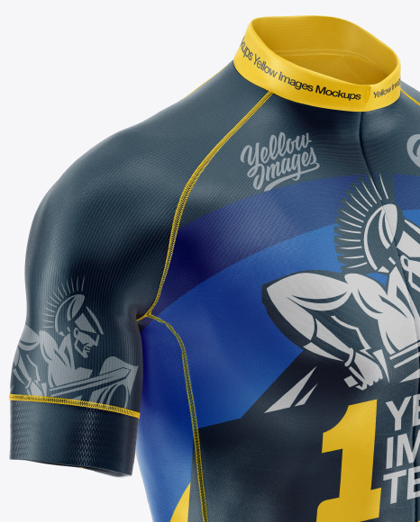 Men's Cycling Jersey Mockup