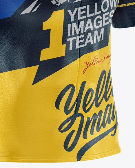 Men's Cycling Jersey Mockup