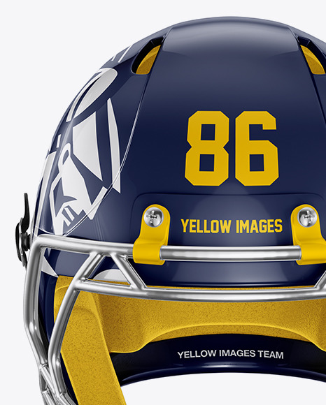 American Football Helmet Mockup