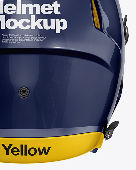 American Football Helmet Mockup