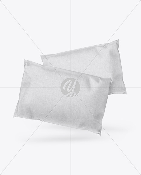 Two Kraft Mailing Bags Mockup - Front View