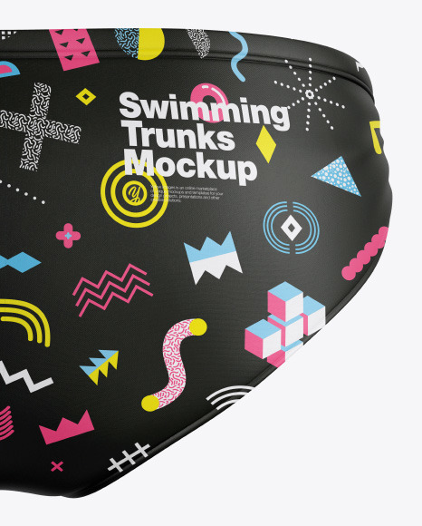 Matte Swimming Trunks Mockup