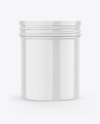 Glossy Cosmetic Tin Can Mockup