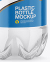 Clear Plastic Water Bottle Mockup