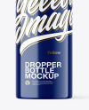 Glossy Dropper Bottle Mockup