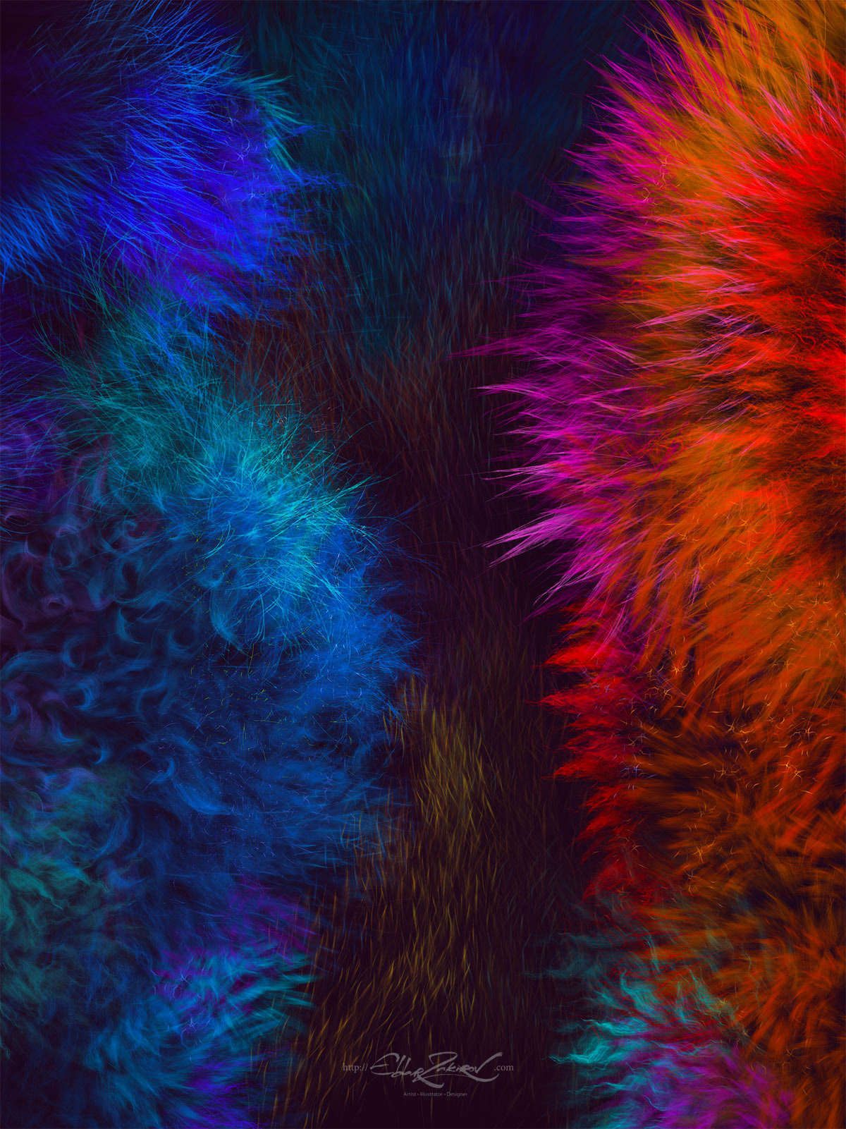 28 Realistic FUR Brushes for Procreate 5